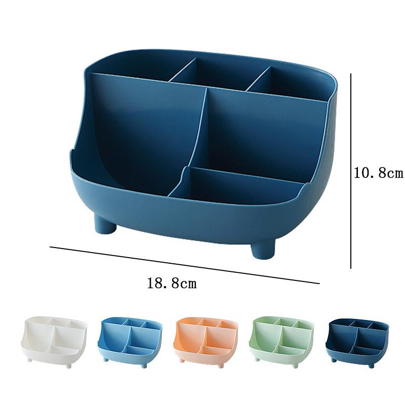 Kawaii Desktop Pen Holder Large-capacity Cute Stationery Storage Box Creative Cartoon Pencil Holder Desk Organizer for Girls