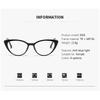 2PCS Light-sensitive color-changing cat eye style retro trendy non-face slimming flat light glasses high-end myopia glasses