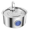 Ceramic Cat Water Fountain with Stainless Steel Circulation