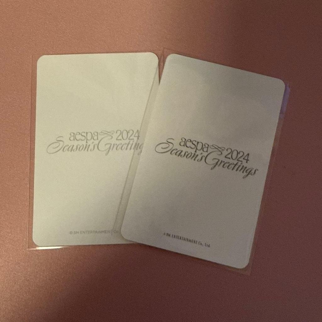 [USED] aespa 2024 Seasons Greetings Gisele Trading Card 28