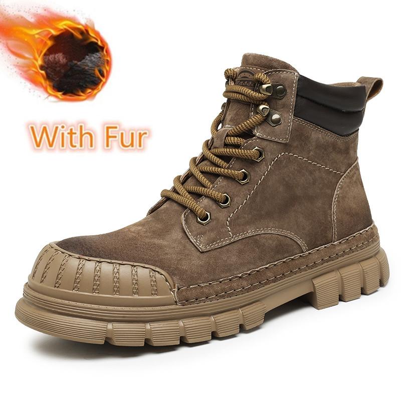 

Модная обувь для активного отдыха из кожи, мужская универсальная повседневная обувь на шнуровке, удобная мужская обувь для ходьбы, мужские ботинки для мотокросса 45