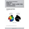 [pre-order] CUSHION KEYRING 2026 G-DRAGON 'FAM' MEETING FAM+ILY : FAMILY : FAM I LOVE YOU Official MD