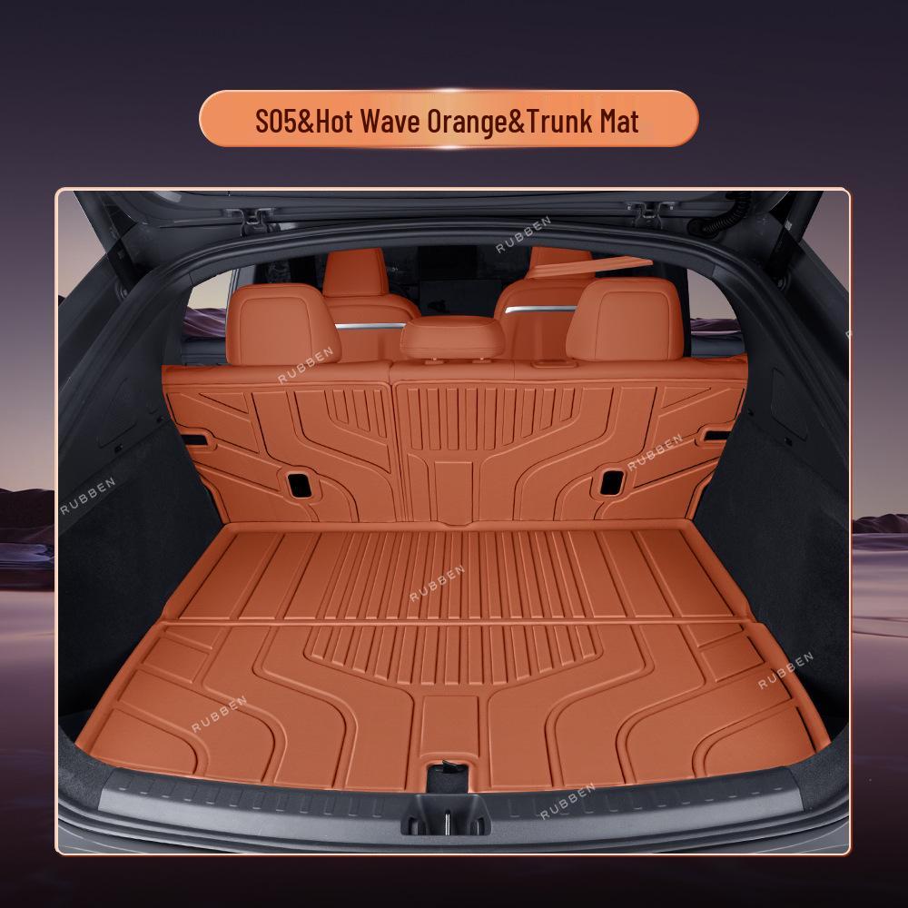 Dark Blue TPE Full-Coverage Waterproof Floor Mats for S05/S07/L07