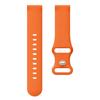 18mm Silicone Watch Band for Huawei Watch GT 6 41mm/GT 5 41mm/GT 4 41mm Litchi Texture Strap with Butterfly Buckle