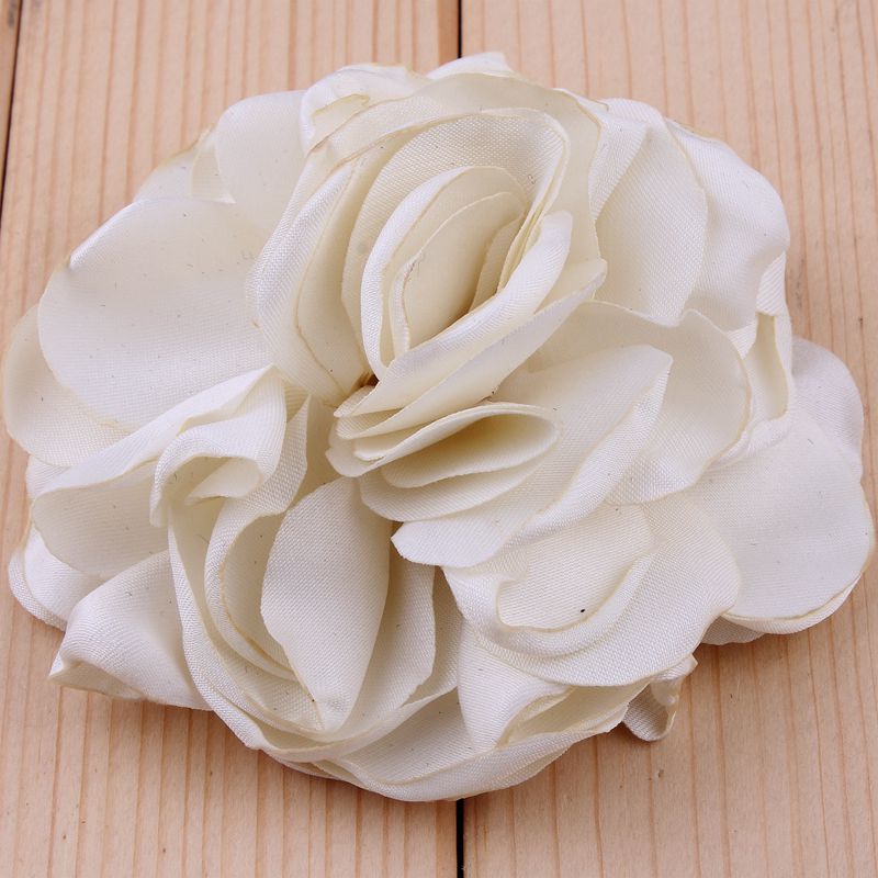 5pcs/lot 8CM 20 Colors Newborn Vintage Soft Artificial Fabric Flowers Bouquet For Wedding Bride Garland Home Flores Cloth Hat