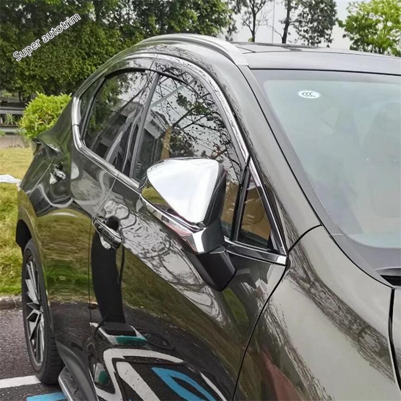 Rearview Mirror Cap Shell Protection Decor Cover Trim For LEXUS NX 260 RX 300 350h 2016 - 2026 Black / Carbon Fiber Accessories