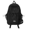 Backpack simple and fashionable college student junior high school student schoolbag female nylon large capacity leisure travel backpack male