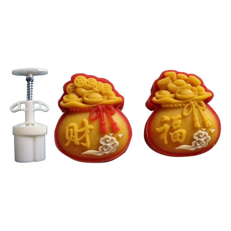 Effective 2/4Pcs Mooncakes Baking Mould 50g 75g Double Size Plastic Kitchen Utensils For Pastries Dessert And Pastries