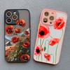 Mohnblüten Blüte Heißes Rotes Case Für iPhone 17 16 12 13 Pro Max Mini 11 14 15 Pro Max XS X XR 7 8 Plus Stoßfeste Rückseitenabdeckungen