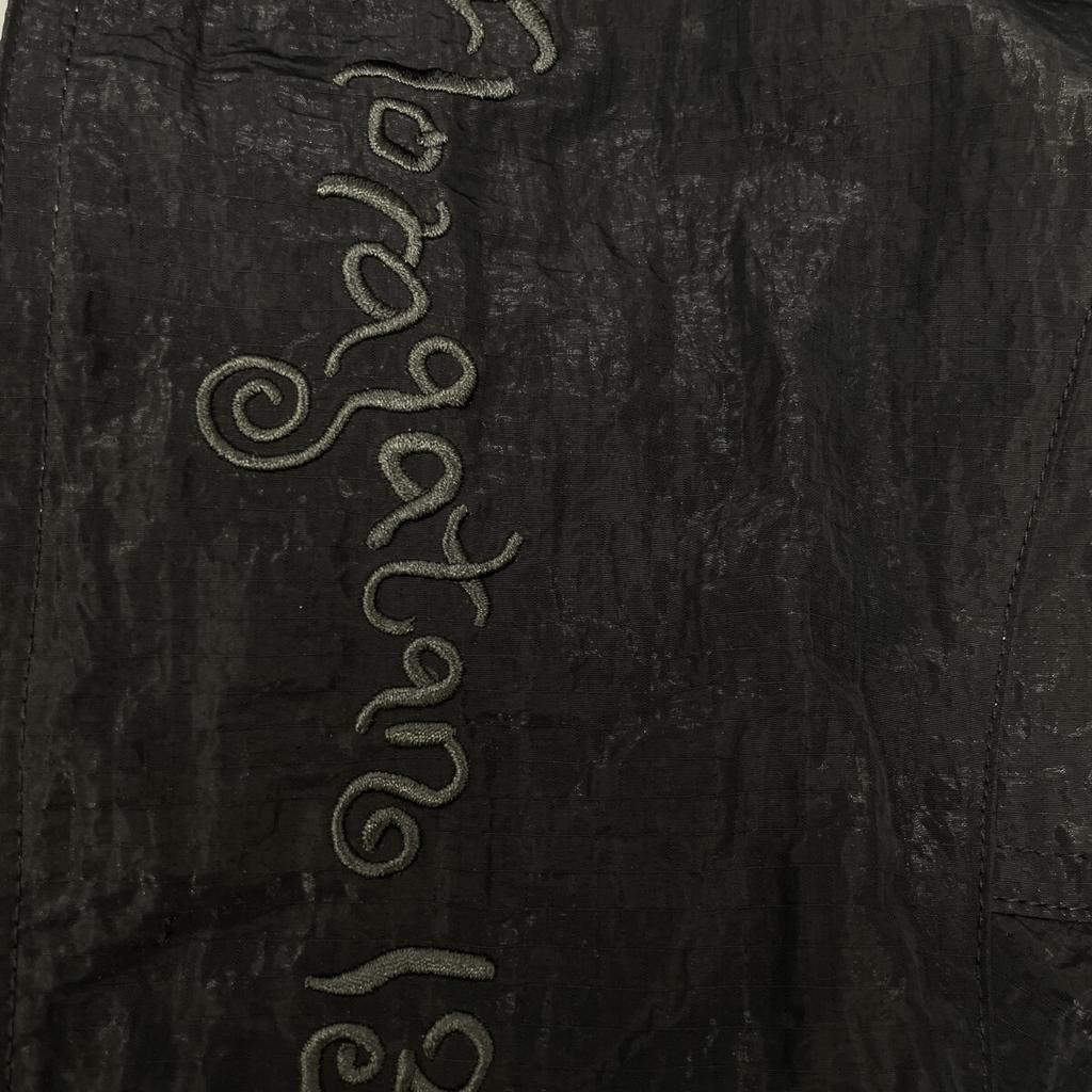 ACNE STUDIOS FN-MN-OUTW000968 Black Embroidered Nylon Jacket Jacket 46 blackUsed