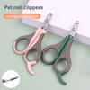 Pet Nail Clippers Cat Nail Scissors Curved Head Cat Nail Cutter Dog Nail Clippers Pet Grooming Scissors Pet Supplies