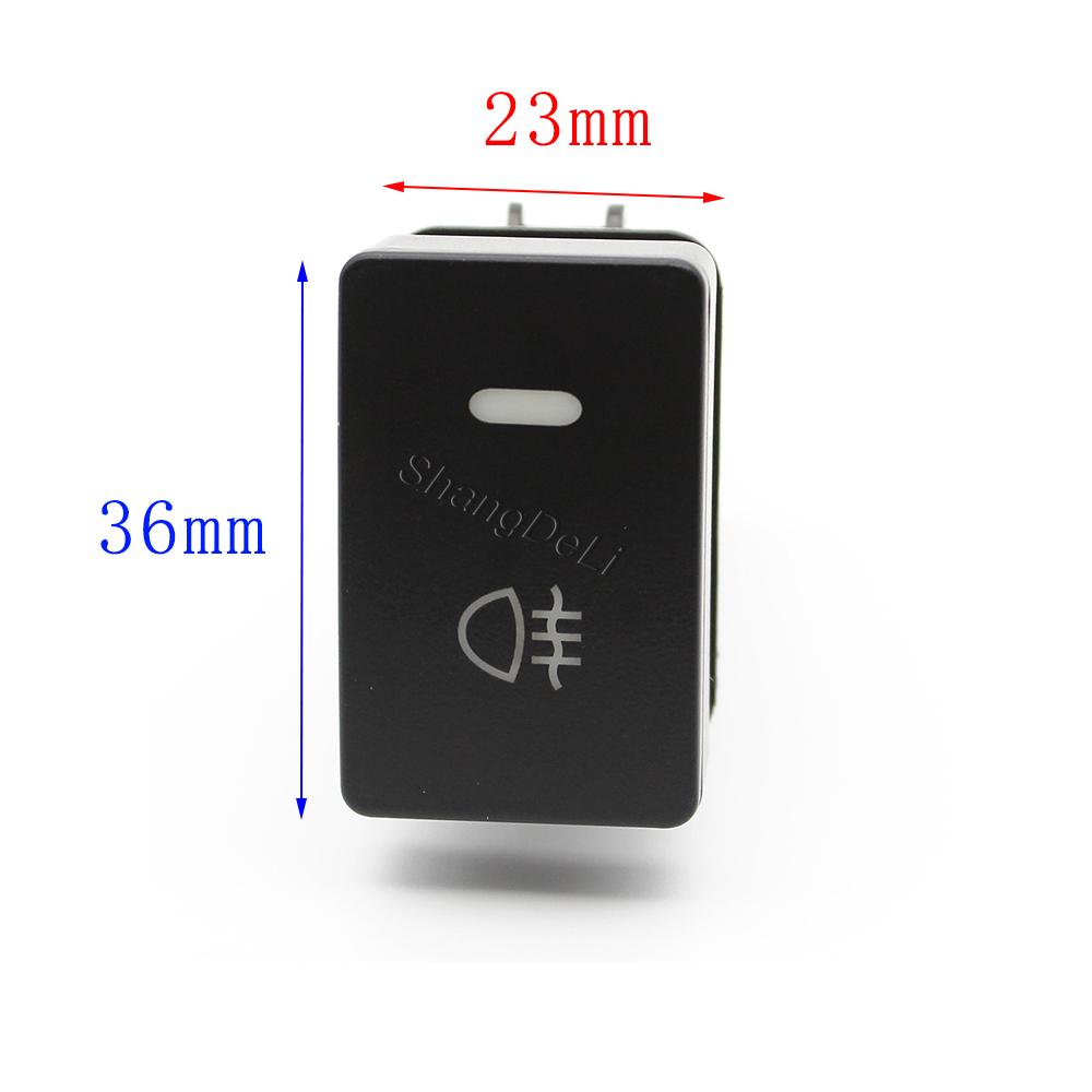 1Pc Car LED Light Rear Fog Light Switch Front fog Lamp Switch Button For Honda Fit HRV CRV VEZEL 2017 2018 2019 2020 2021