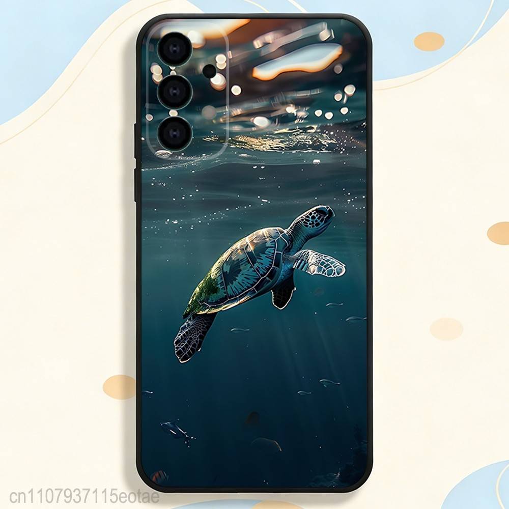 Coole Meeresschildkröte Handyhülle für Samsung S26 S24 S22 S25 Ultra S9 S20 FE S23 Plus S10 S21 Stoßfeste Funda Hülle