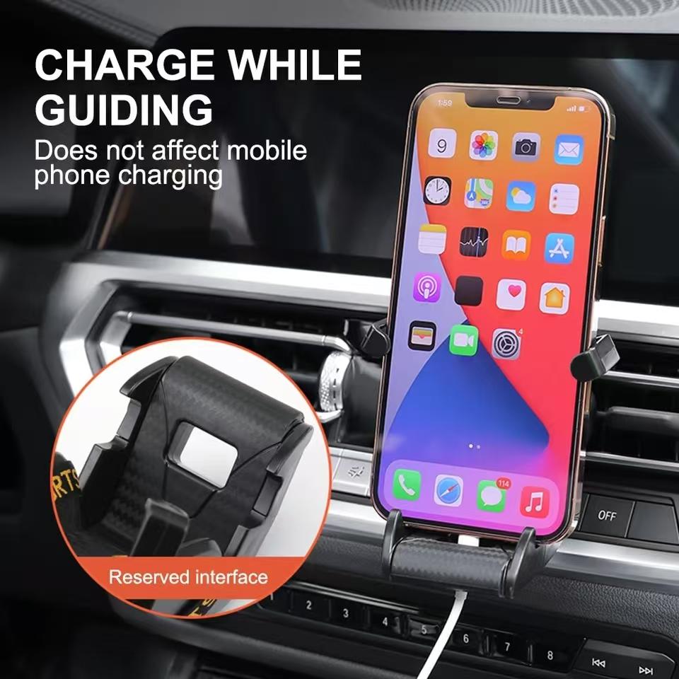 Racing Seat Shape Car Phone Holder Auto Air Vent Mobile Phone Clip 360degree Rotatable Car Cellphone Rack for Car Interior