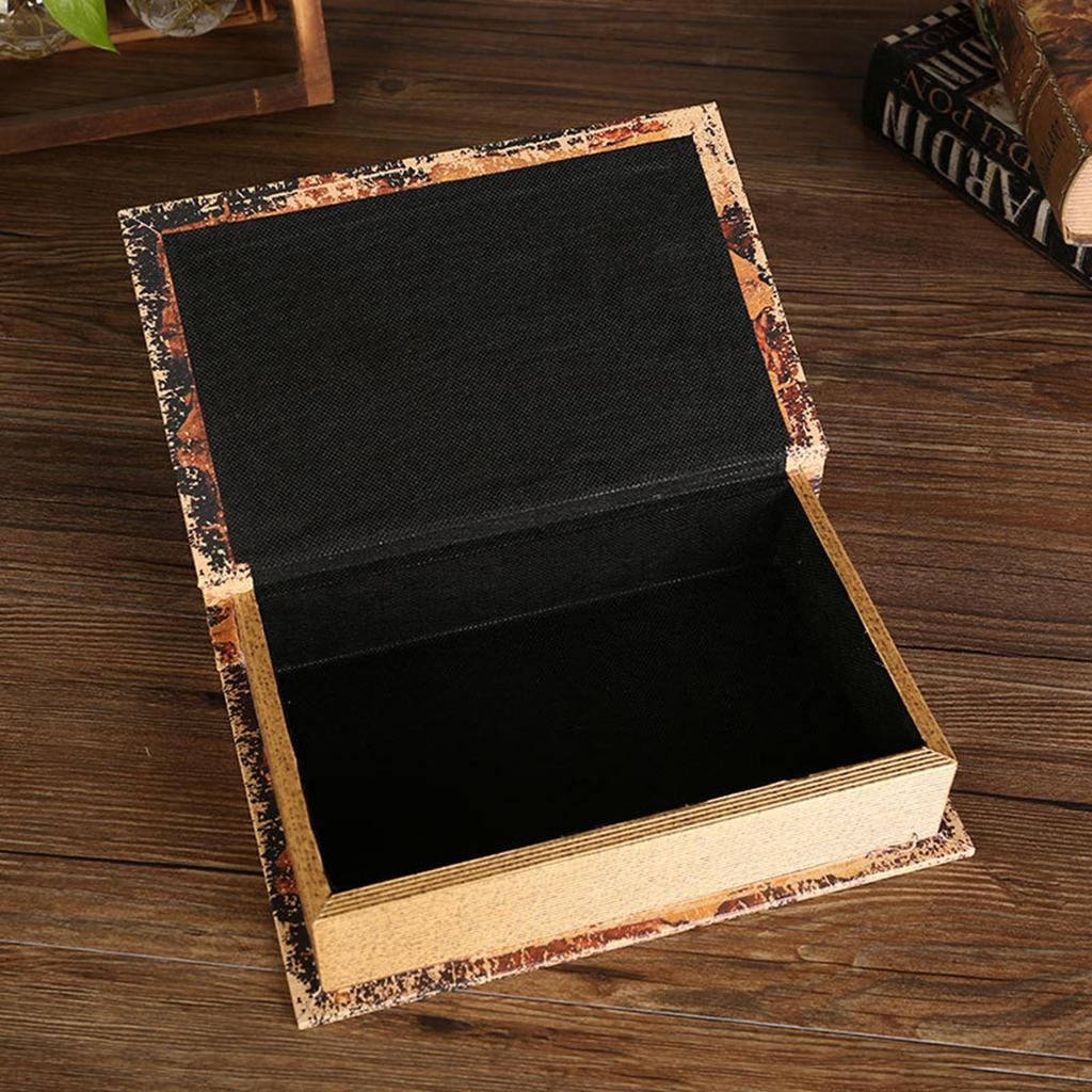 Simulation Book Model Miniature Storage Box Luxury Jewelry Case for TV Cabinet Hotel Bedroom
