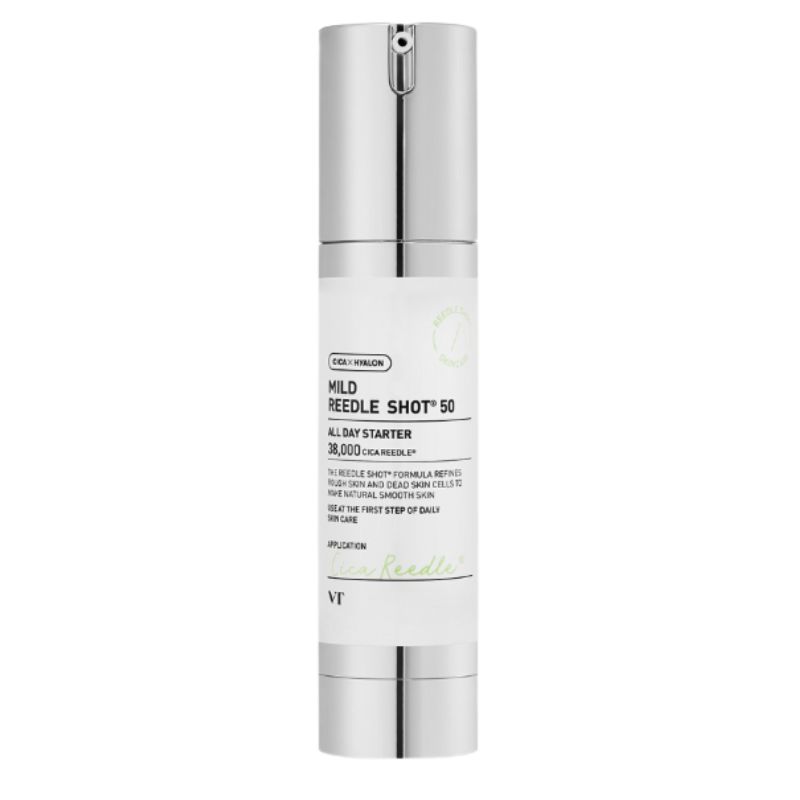 VT Mild Reedle Shot 50 Microneedle Skin Booster Essence PDRN Skin Repair Korean Skincare 50ml