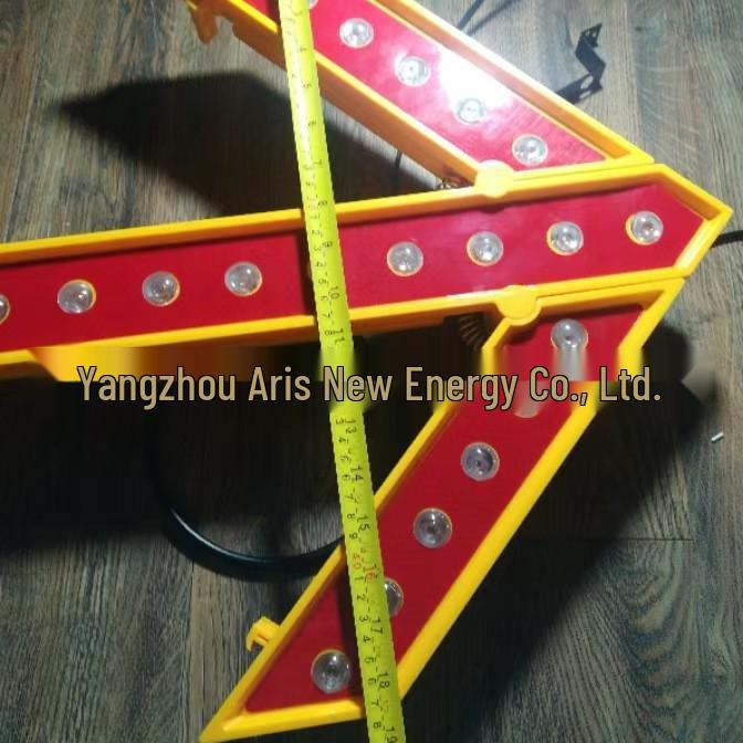 

360° Rotating Plastic Arrow Light for Traffic Cones, Offers Flowing or Constant Flashing. Plastic Folding Arrow Light жёлтый/красный