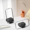 For AirPods Pro 2 Case Foldable Stand TPU PC Earbuds Cover with Carabiner