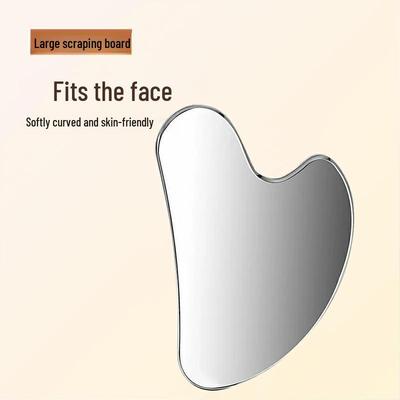 Herzförmiger Gua Sha Massager aus Edelstahl