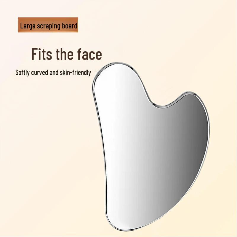 

Heart-Shaped Stainless Steel Gua Sha Massager Small Thin Scraping Board