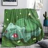 Bulbasaur Pokemon Blanket, Soft Throw for Living Room, Ideal Gift for Bulbasaur Fans.chl