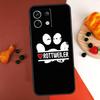 Cartoon Rottweiler Dog Case For Xiaomi Redmi Note 13 14 Pro 9 10 11 12 Pro 10S 11S 12S Redmi 13C 10C 12C 14C Coque
