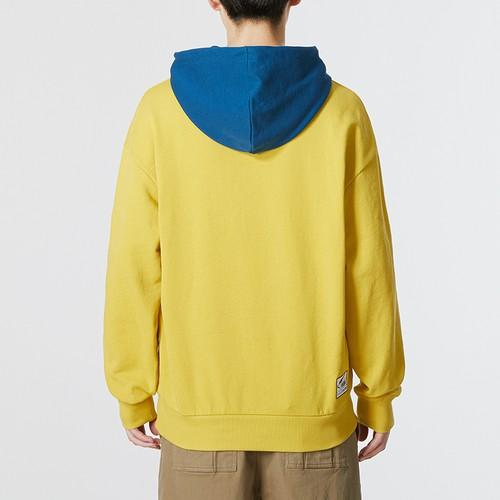 PUMA Men's Yellow Hoodie with Puma Logo Decoration, Sports and Casual Style