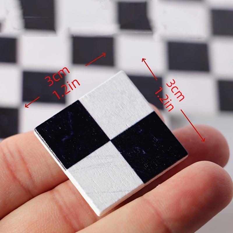 9pcs/set Miniature Dollhouse Accessories Dollhouse Flooring Solid Wood Floor Tiles Mini DIY Dollhouse Accessories 1:12 Scale