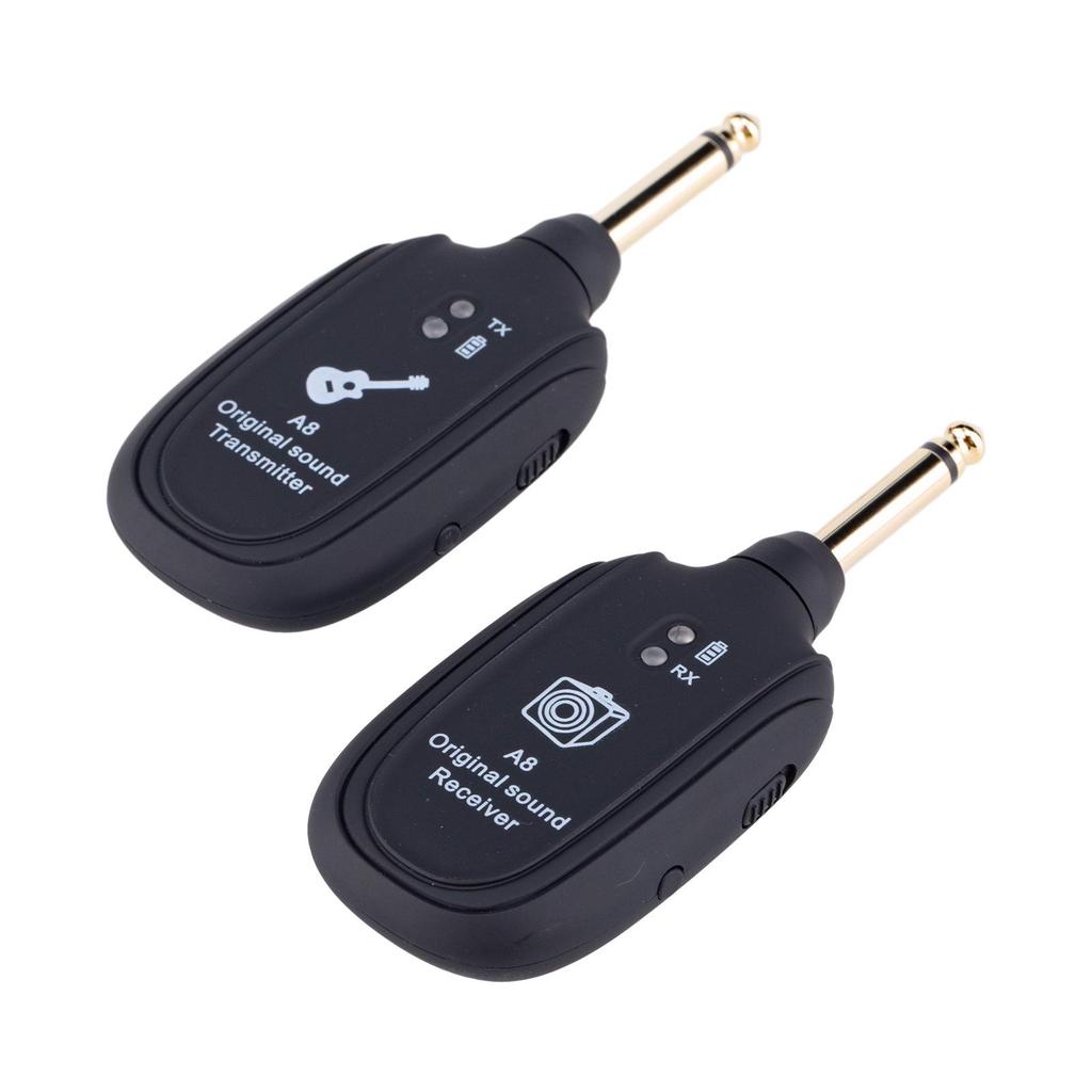 Electric Guitar Wireless Transceiver System - One-to-One or One-to-Two Transmission