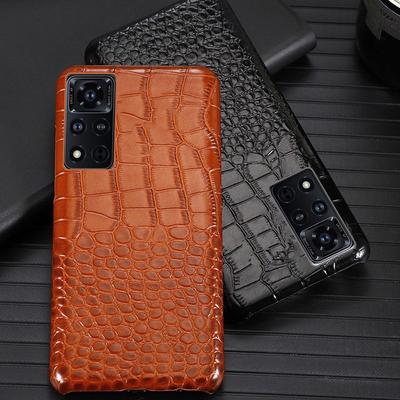 Honor V40/V30Pro/V20 Leather Crocodile Pattern Protective Case, Half-Cover.