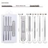 Nail Art Stainless Steel Universal Clipper Set - Double-Sided for Fingernails & Toenails
