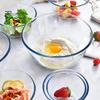 Reusable Food Storage Glass Bowl with Lid, Heat Resistant 4500ml Capacity Container, Oven And Large Mixing Dishwasher Safe Bowl, for Salad Meal