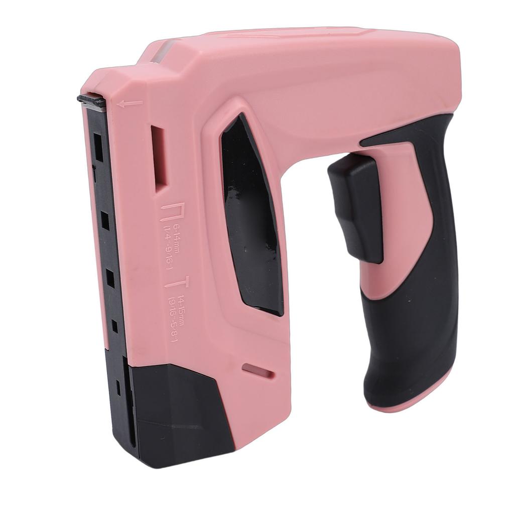Electric Stapler Cordless Rechargeable Brad Nailer Kit with U T Nails Staple Remover for Crafts Decoration