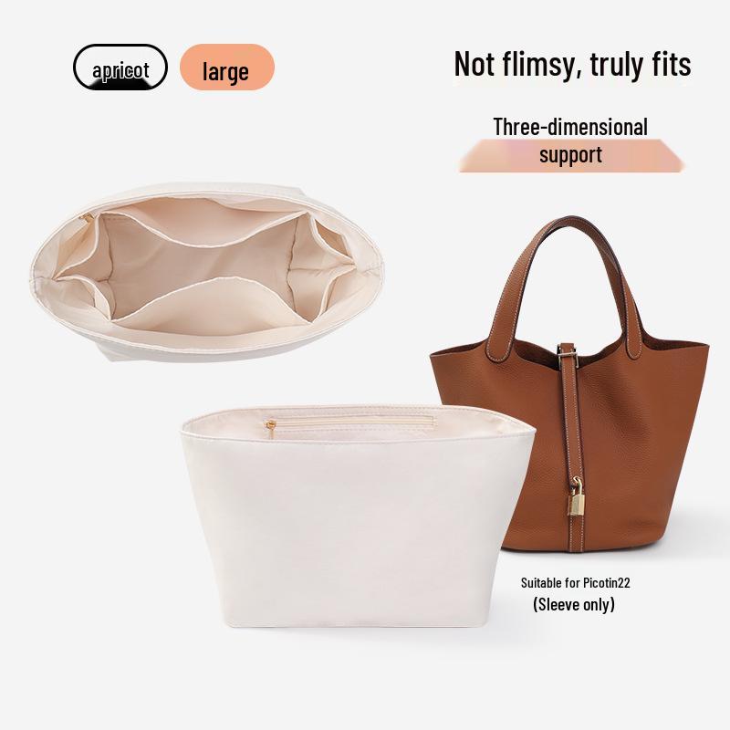 Taschen Organizer: Korb-Einsatz, Tasche mit Trennfächern, Aufbewahrungs- & Stützbeutel von Longxiang.