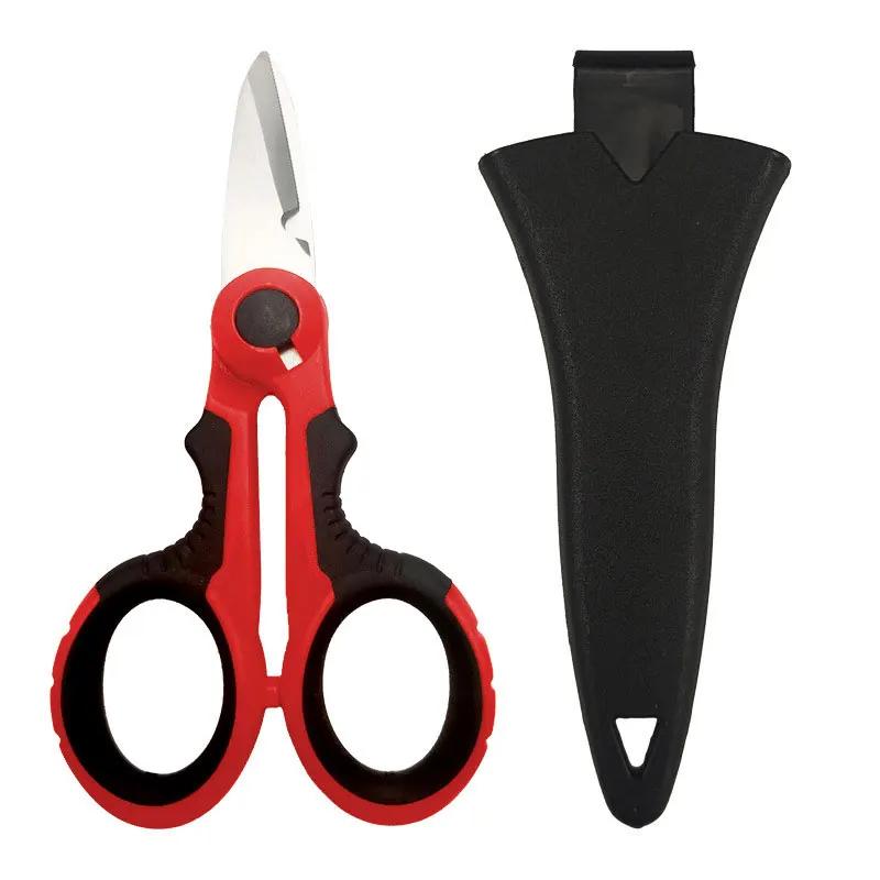 Professional Electrician Scissors High Carbon Steel Wire Cut Tool for Fabric Paper Cable Fishing