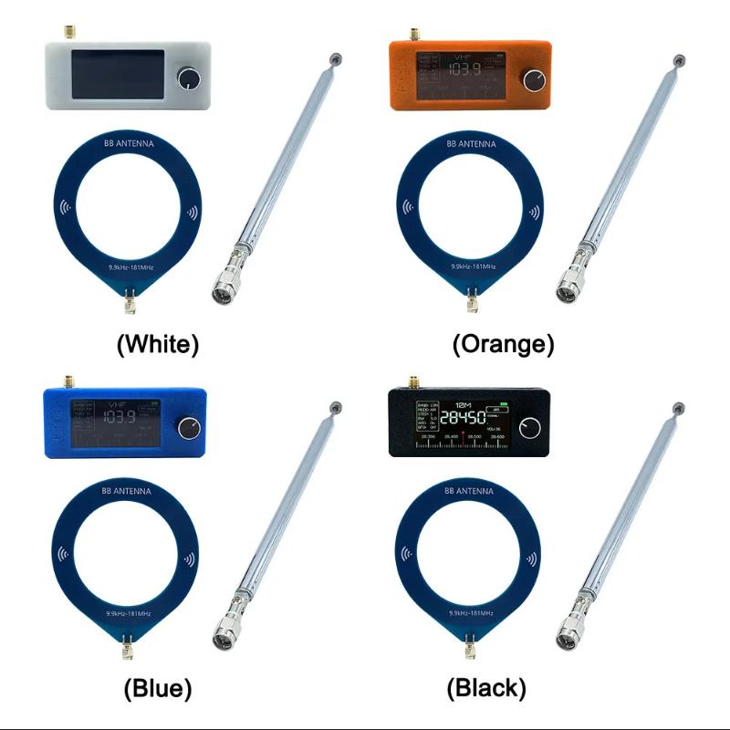 1 Set Lsb Usb Am Fm Radyo Alıcısı Esp32S3 Ats-Mini V3 Abs Kılıf Si4732 Cep Ssb Mini Radyo Kulaklık Amplifikatörü Hi-Z ile