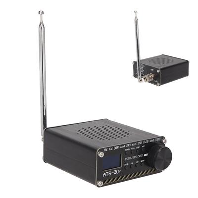 Radio Receiver Easy To Read Portable ATS 20+ World Band Digital Receiver Professional Lightweight for Home for Outdoor Camping