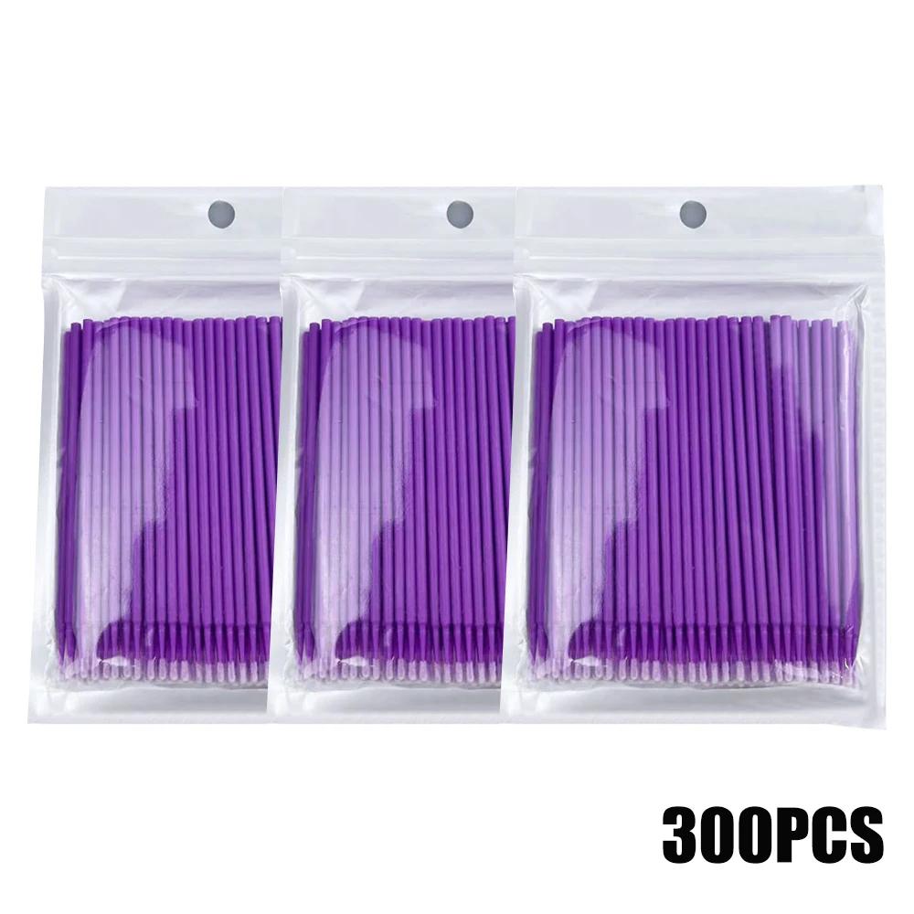 

Individua Tool For Eyelashes Removing 300pcs Disposable MicroBrush Eyelash Cleaning Brush Lash Extension Swab Micro Brushes