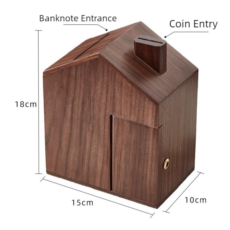 

Деревянная копилка Декоративная копилка Креативные детские копилки Многофункциональные копилки для сбережений с замком Декор