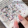 1440Pcs Multi-shape Mixed Resin Rhinestones Nail Charms Flat Back Diamonds Gems DIY Decorations