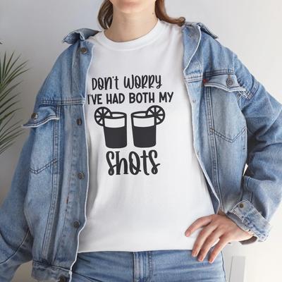 Zu lustiges T-Shirt - Komisch genial T-Shirt Keine Sorge, ich bin beide Male geimpft