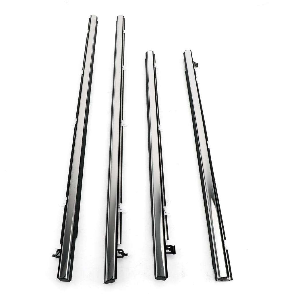 4x Außenfenster-Dichtungsleiste Dichtband Zierleiste für Acura TSX 2009-2014