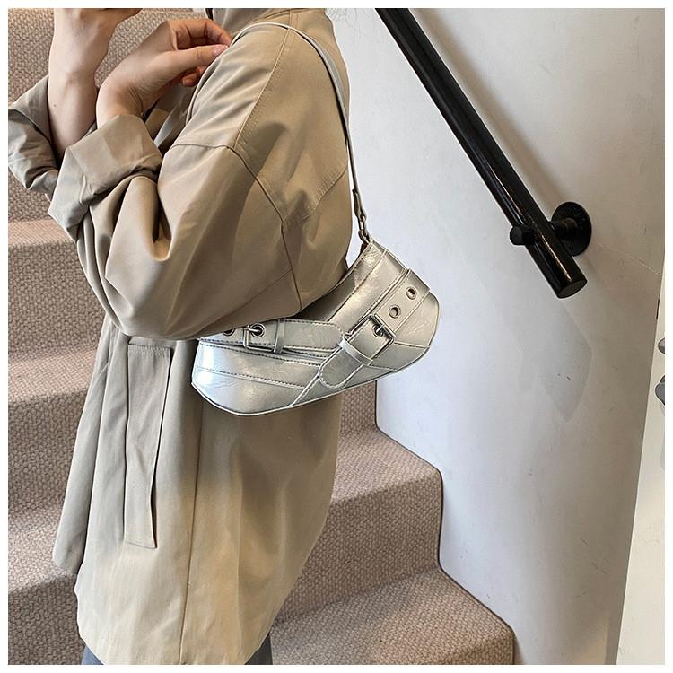 Small Pu Crossbody Bag For Daily Use With Zipper Closure And Street Style For Women