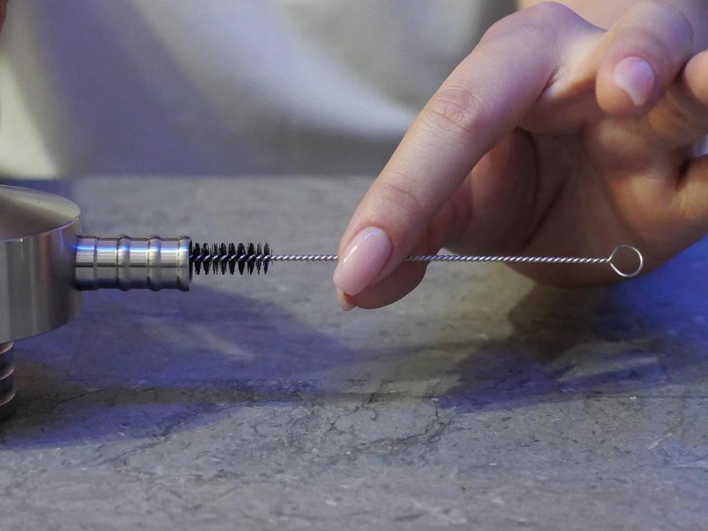 Deeep Cleaning Brush Glass Limescale Flexible Wire 600 3mm Cleaning Storage Tube Black 7-Piece Set, Remover, Brush, Balls, Bag, Brush,