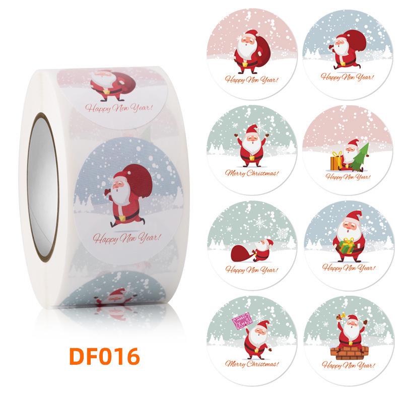 Santa Claus Christmas Sealing Stickers - Gift Wrap & Box Decoration