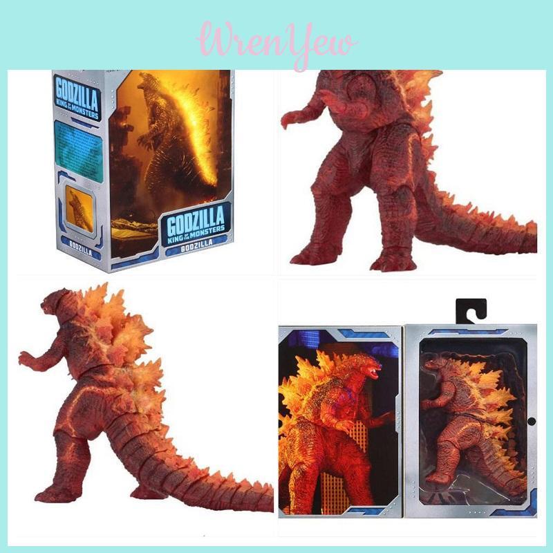Action Figure di Godzilla Bruciante con Articolazioni Articolate e Dettagli Realistici