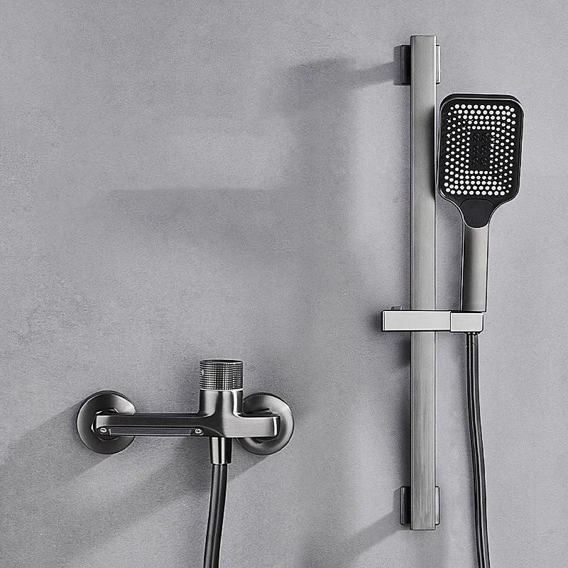 Bathroom Shower Set Household Copper Shower Faucet Wall-mounted Bathtub Faucet Rain Shower Sets Bathroom Accessories