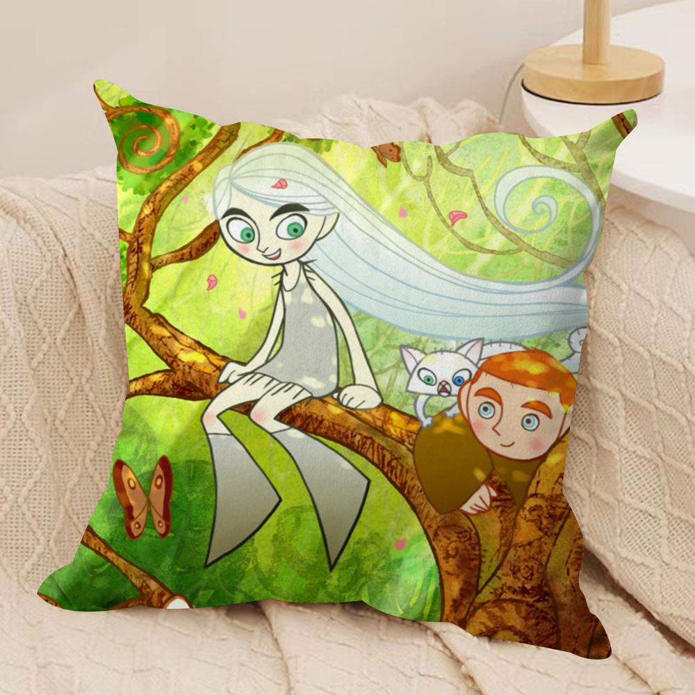 

The SSecret of Kells Cushion Cover Soft Plush Fabric DoubleSided Printed Sofa Cushion Cover for All Seasons Home Decor Gift 40x40cm16x16in
