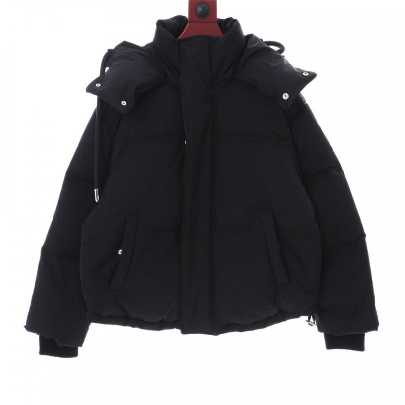 Womens Short Puffer Jacket With Heart Outline Cuff Detail Hooded Down Coat 81-85% White Duck Lightweight Warm Winter