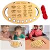 Knotenlern-Trainingsbrett Anfängerfreundliches Knotenbinde-Set Mit 12 Beliebten Knoten Und 1 Paracord-Stück Tragbar Für Outdoor-Camping